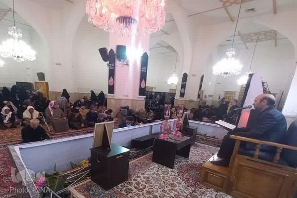 A Quranic session attended by foreign pilgrims was held at the holy shrine of Imam Reza (AS) in Mashhad, Iran, on December 3, 2024.