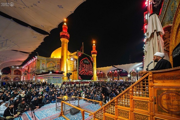 Imam Ali Mausoleum Hosting Mourners on Hazrat Zahra Martyrdom Anniversary