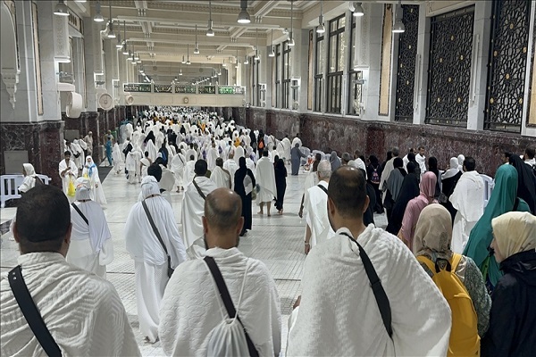 Hajj pilgrims in Mecca