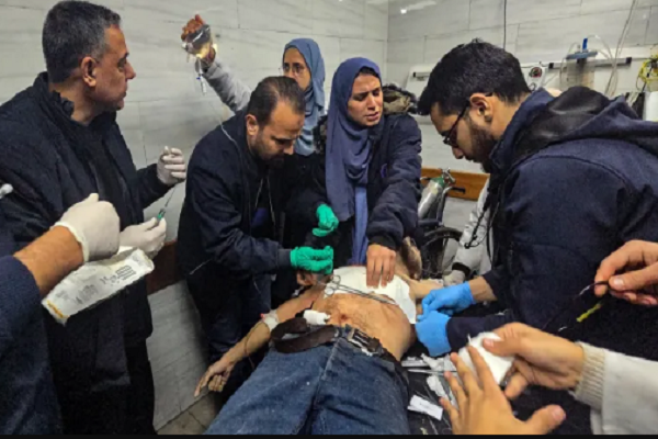 Dire situation in a hospital in Gaza amid Israeli attacks