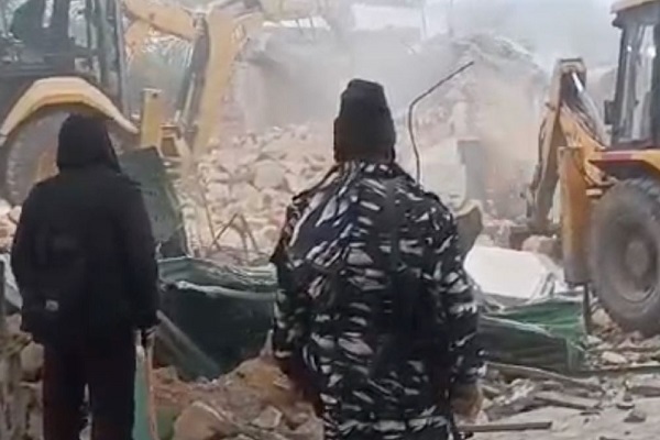 historic Akhunji mosque demolished