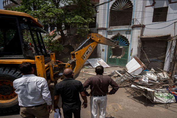 demolition of a mosque in India