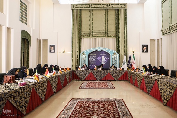 panel of judges of Iran's 40th International Quran Competition in women's section