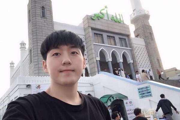 Daud Kim, a famous South Korean pop singer and YouTuber