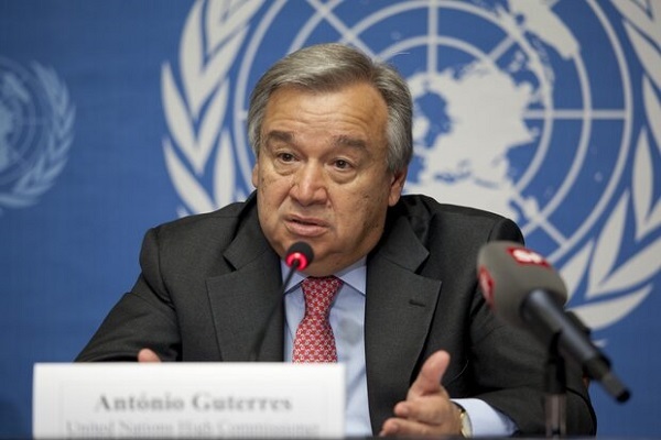 UN Secretary General Antonio Guterres