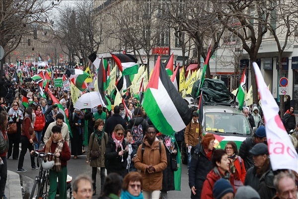 Pro-Palestine rally in Paris