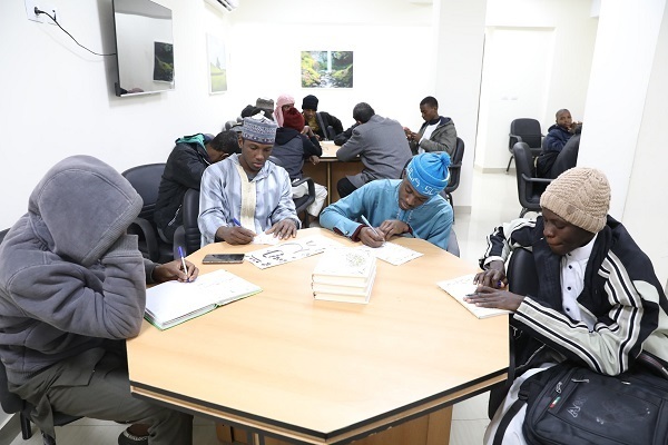 Nigerian Memorizers Taking Quranic Course at Al-Azhar School  