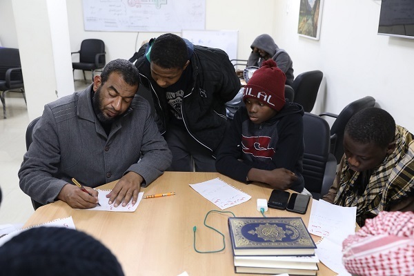 Nigerian Memorizers Taking Quranic Course at Al-Azhar School  