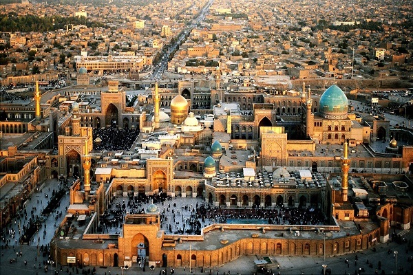 Holy city of Mashhad in northeast Iran
