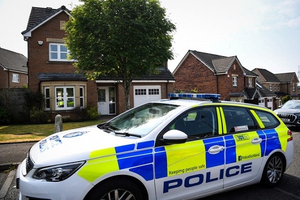 A police car in the UK