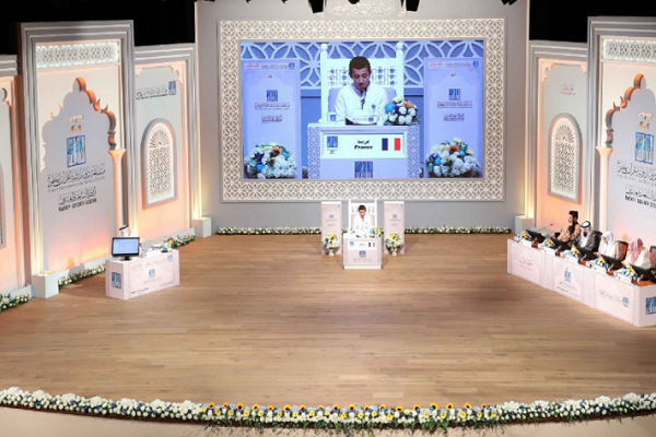 A contender the 27th edition of the Dubai International Holy Quran Award (DIHQA)
