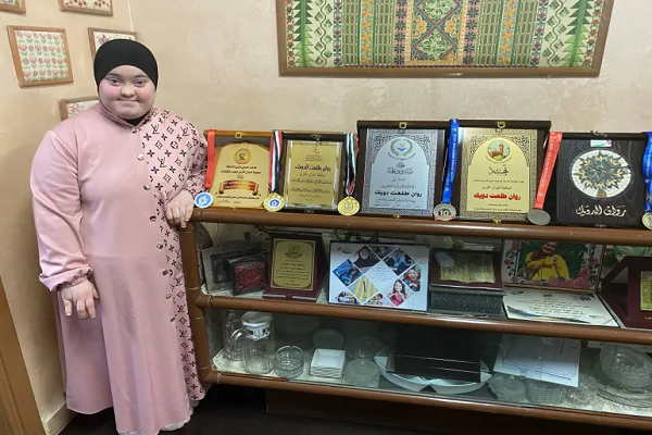 Rwan Dweek, 28, memorizes Quran