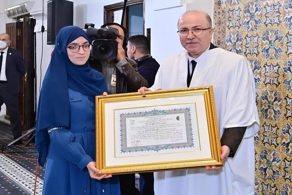 Winner of a Quran competition in Algeria