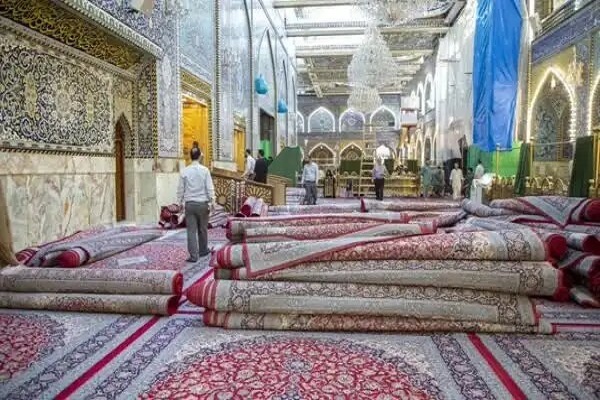 Hazrat Abbas Holy Shrine Closed for Dusting, Cleaning