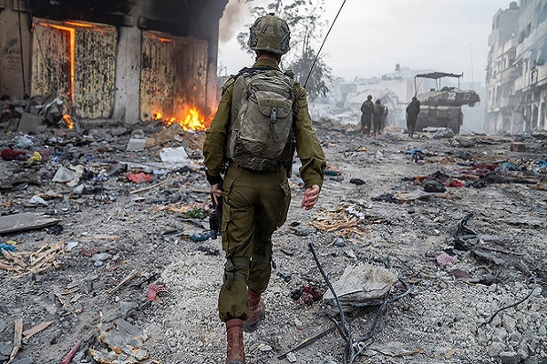 Destruction resulting from Israeli attacks on Gaza