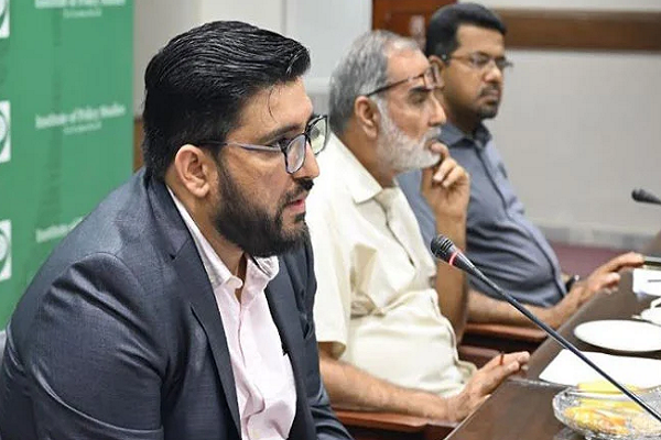Dr Abdul Samad Assistant Director of the Muslim Philanthropy Initiative at Indiana University speaks during an event