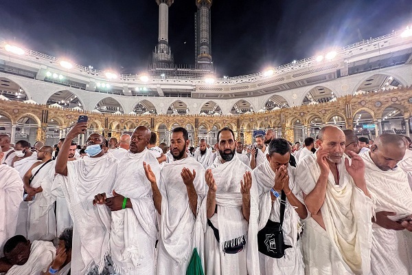 Hajj pilgrims in Mecca