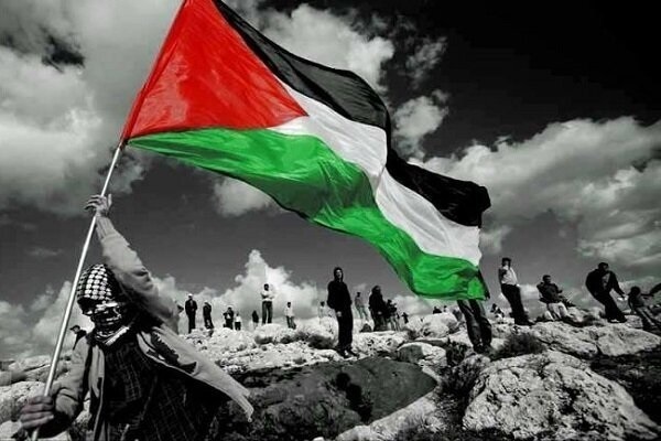The flag of Palestine