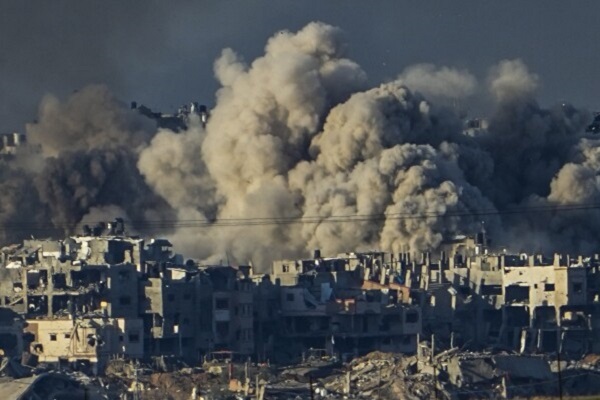 Israeli bombing of residential areas in Gaza