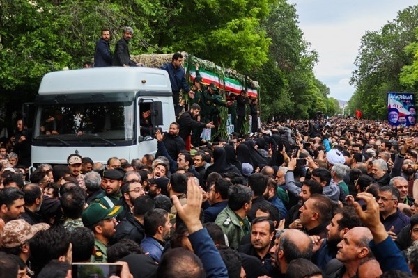 Funeral of president Raisi in Tabriz