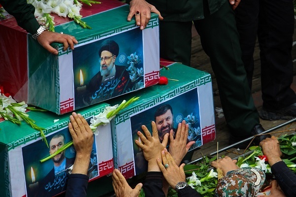Funeral processions were held for Iranian President Ebrahim Raisi, Foreign Minister Hossein Amir-Abdollahian and a number of others who were killed in a helicopter crash on May 19