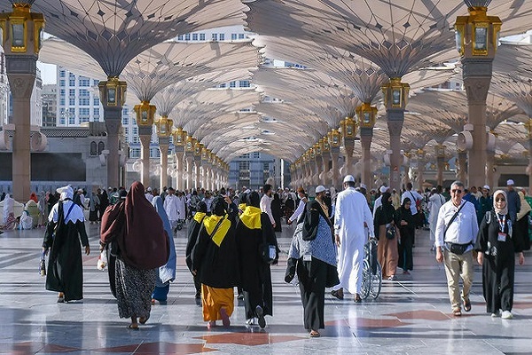 Hajj pilgrims in Mecca
