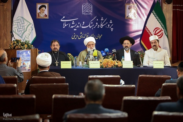 The conference of “People of Faith and Issue of Gaza” was organized by the Research Institute for Islamic Culture and Thought in Tehran on Tuesday