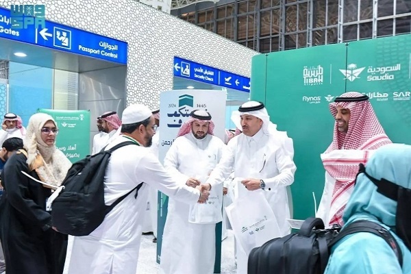 First group of foreign Hajj pilgrims arrive in Medina from India