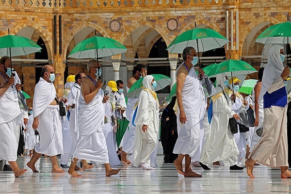 Hajj pilgrims in Mecca
