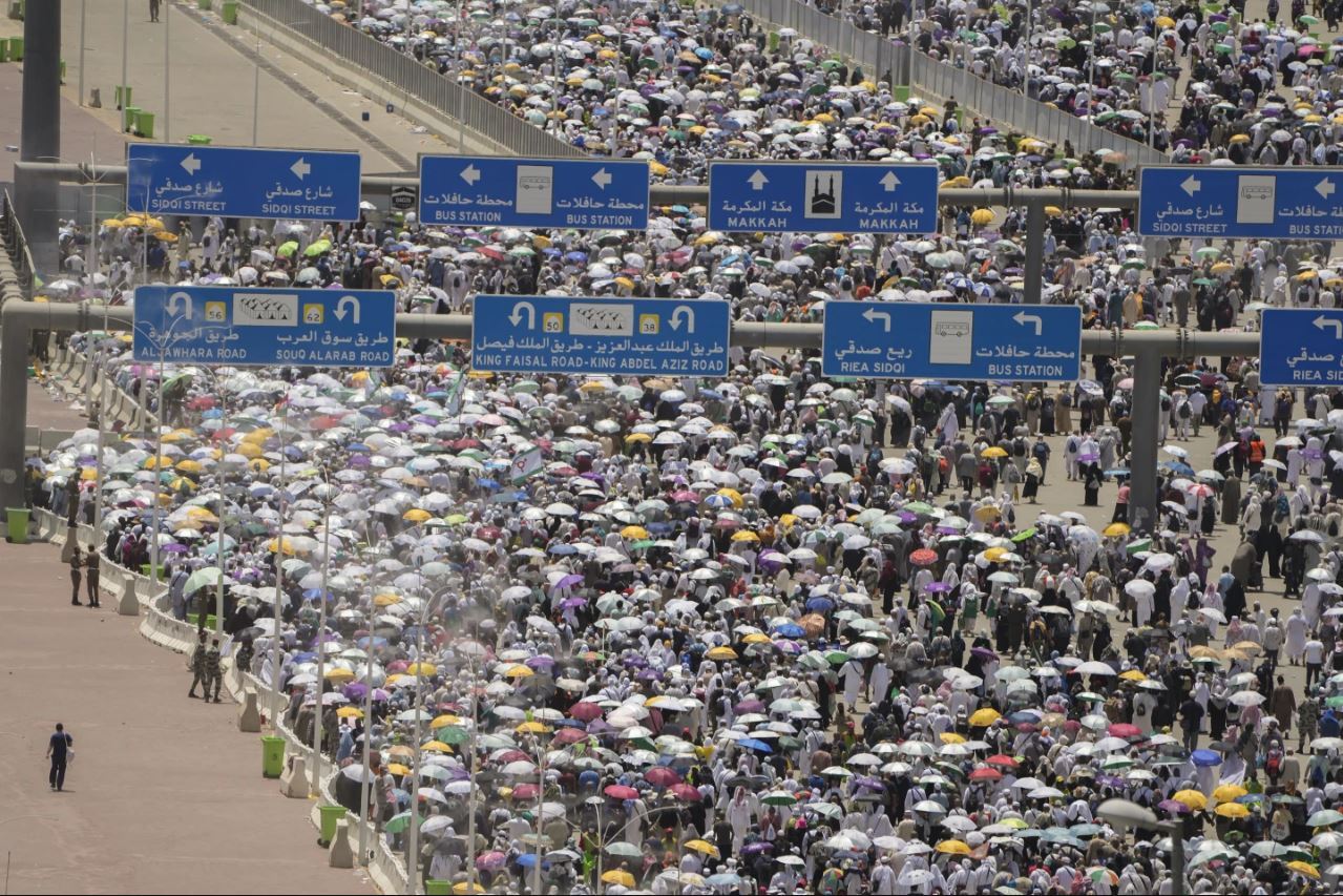 Hajj pilgrims in Mecca