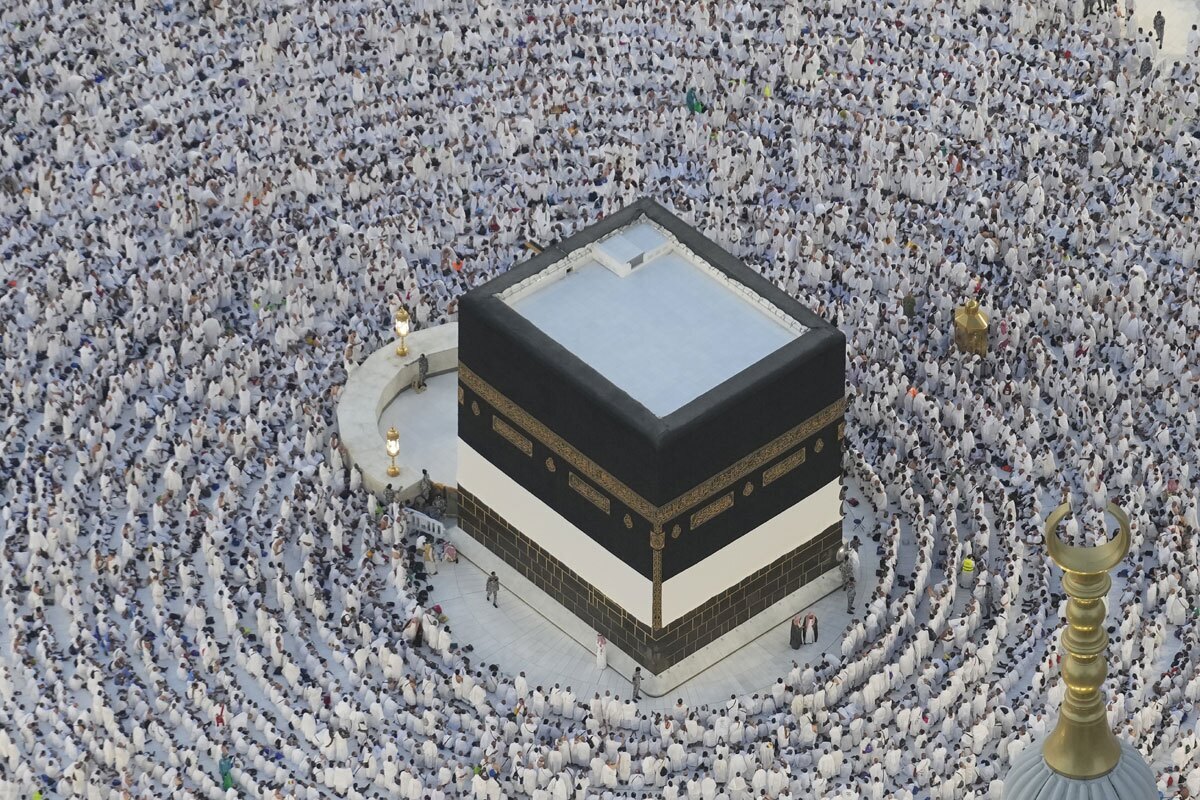 Hajj pilgrims in Mecca
