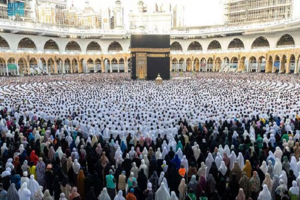 Hajj pilgrims in Mecca