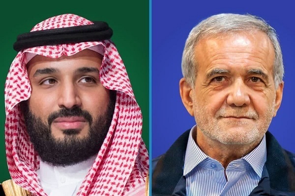 Iranian President-elect Masoud Pezeshkian and Saudi Crown Prince Mohammed bin Salman held a telephone conversation on July 17, 2024