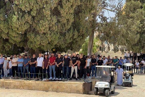 Friday prayer at al-Aqsa Mosque