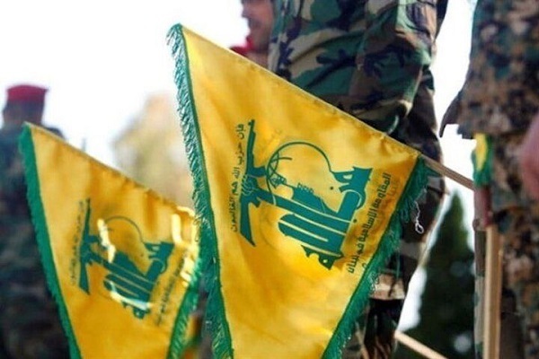 A flag of Hezbollah resistance movement