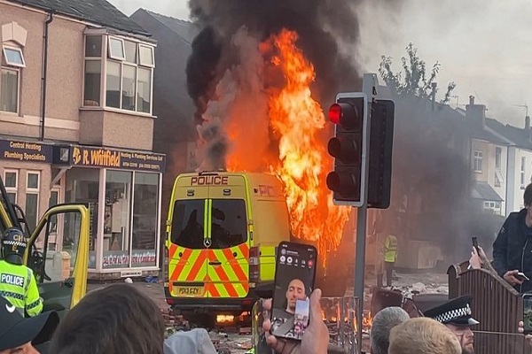 Violent clashes broke out in Southport on July 30 , 2024, following the killing of three young girls.