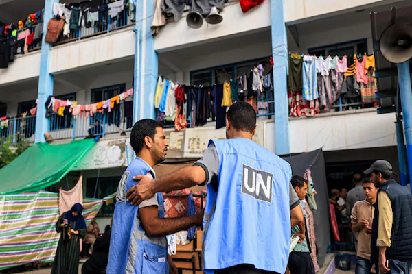 UNRWA staff in Gaza