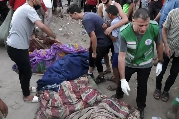More than 100 Palestinians killed in Israeli bombing of a school in Gaza