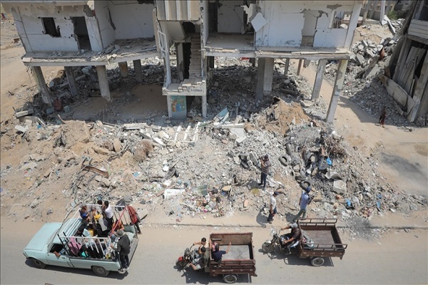 Destruction resulting from Israeli attacks on Gaza