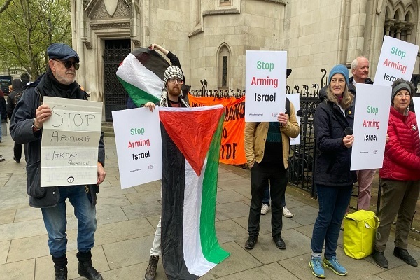 Protesters in London call for end to UK arms sales to Israel amid genocidal war on Gaza