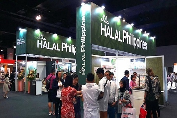 Filipino companies display halal-certified food products at the Malaysia International Halal Showcase in Kuala Lumpur
