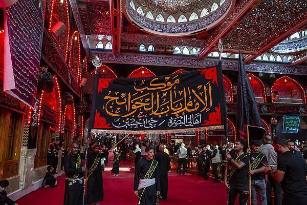 Arbaeen mourners in Karbala