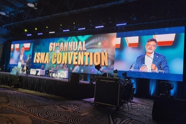 Inauguration of the 61 annual convention of the Islamic Society of North America (ISNA) in Dallas, Texas, on August 30, 2024.