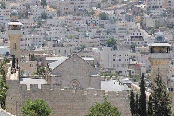 The city of Al-Khalil in the West Bank