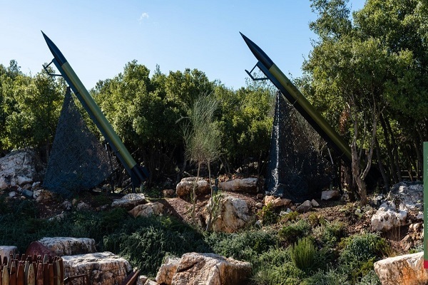 Missiles of the Lebanese Hezbollah resistance movement