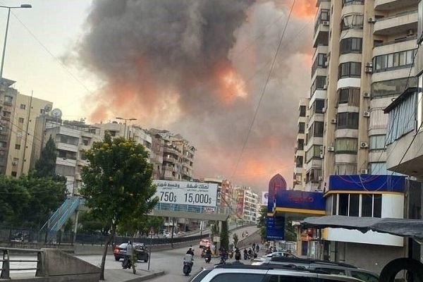 Israeli attack on a Beirut suburb on September 27, 2024