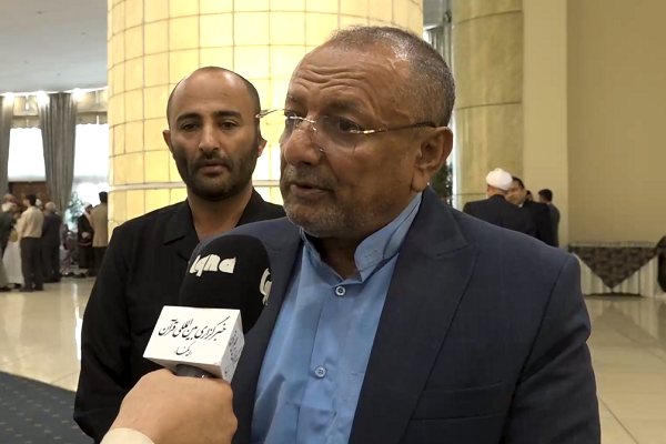 Yemeni National Salvation Government’s Interior Minister Ahmad al-Ali speaking to IQNA on the sidelines of the 38th International Islamic Unity Conference in Tehran