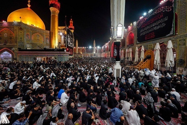 Pilgrims visit holy shrine of Imam Ali (AS) in Najaf, Iraq, on September 2, marking the demise anniversary of the Holy Prophet (PBUH) and the martyrdom anniversary of Imam Hassan Mujtaba (AS).