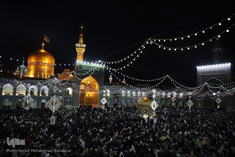 Holy shrine of Imam Reza (AS) in Mashhad