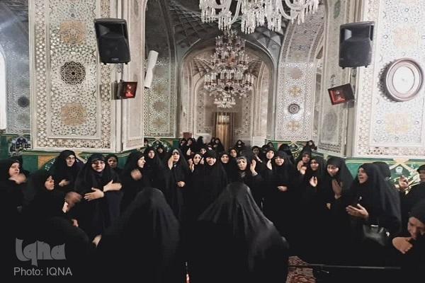 Women from Different Countries Attend Mourning Ceremony at Mashhad Shrine